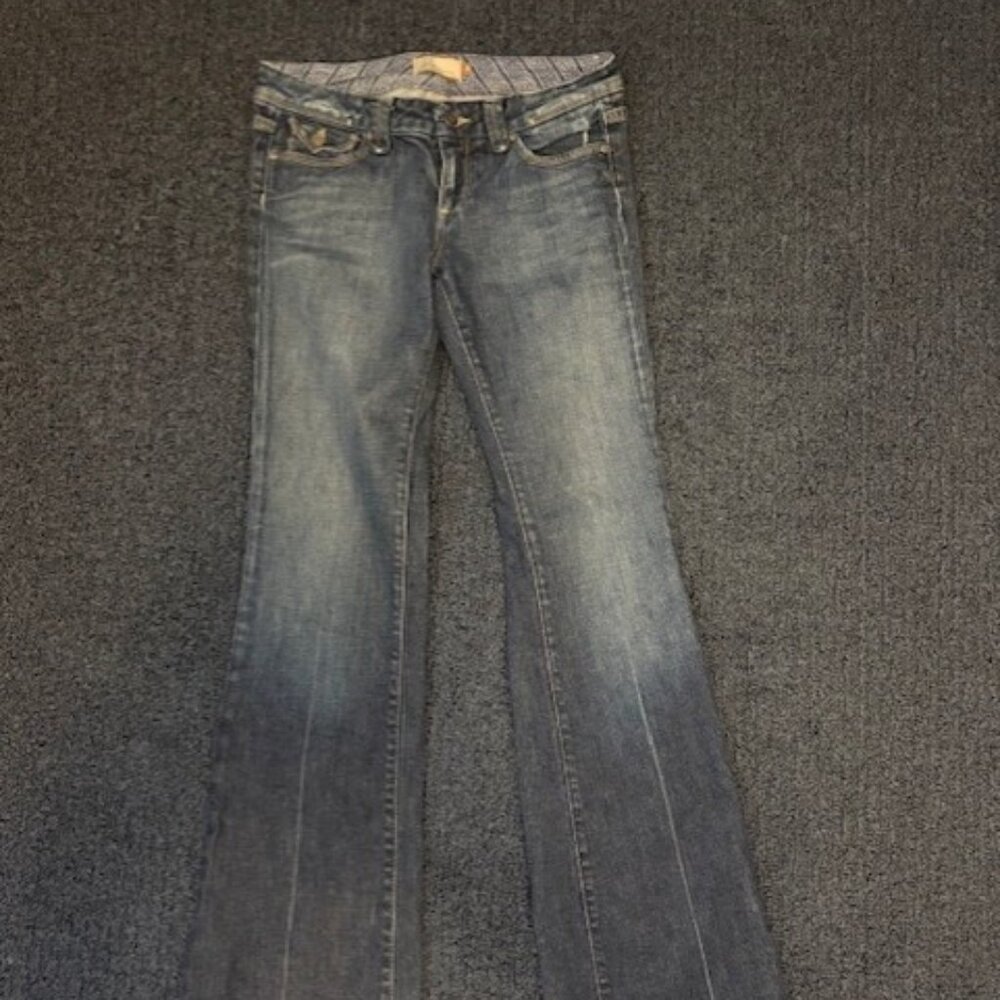 Paige Pico Premium Dark Wash Denim Jeans